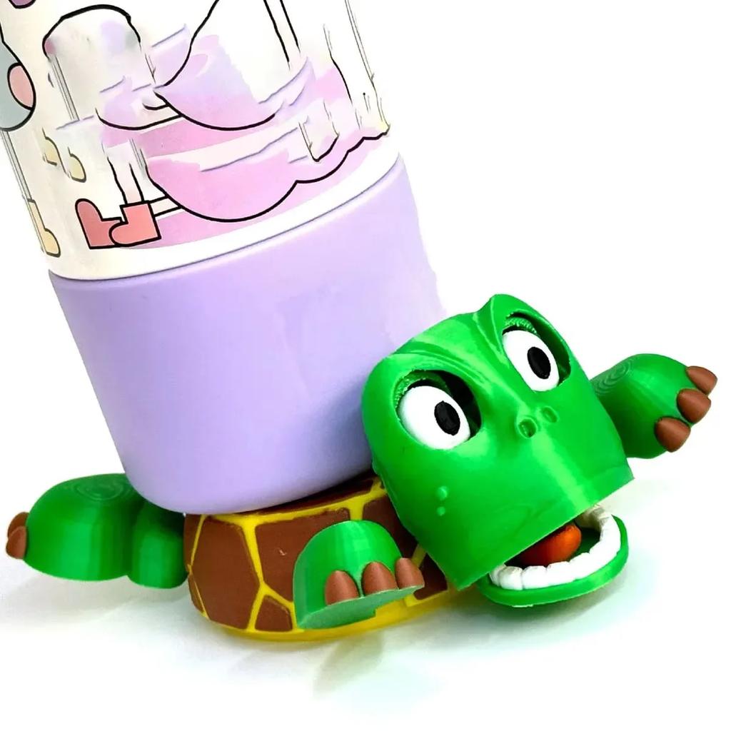 Panicked Turtle Coaster Plastic Material Cup Mat Insulation Pad Home/Office Decorative Cup Pad Mug Holder With Funny Expression