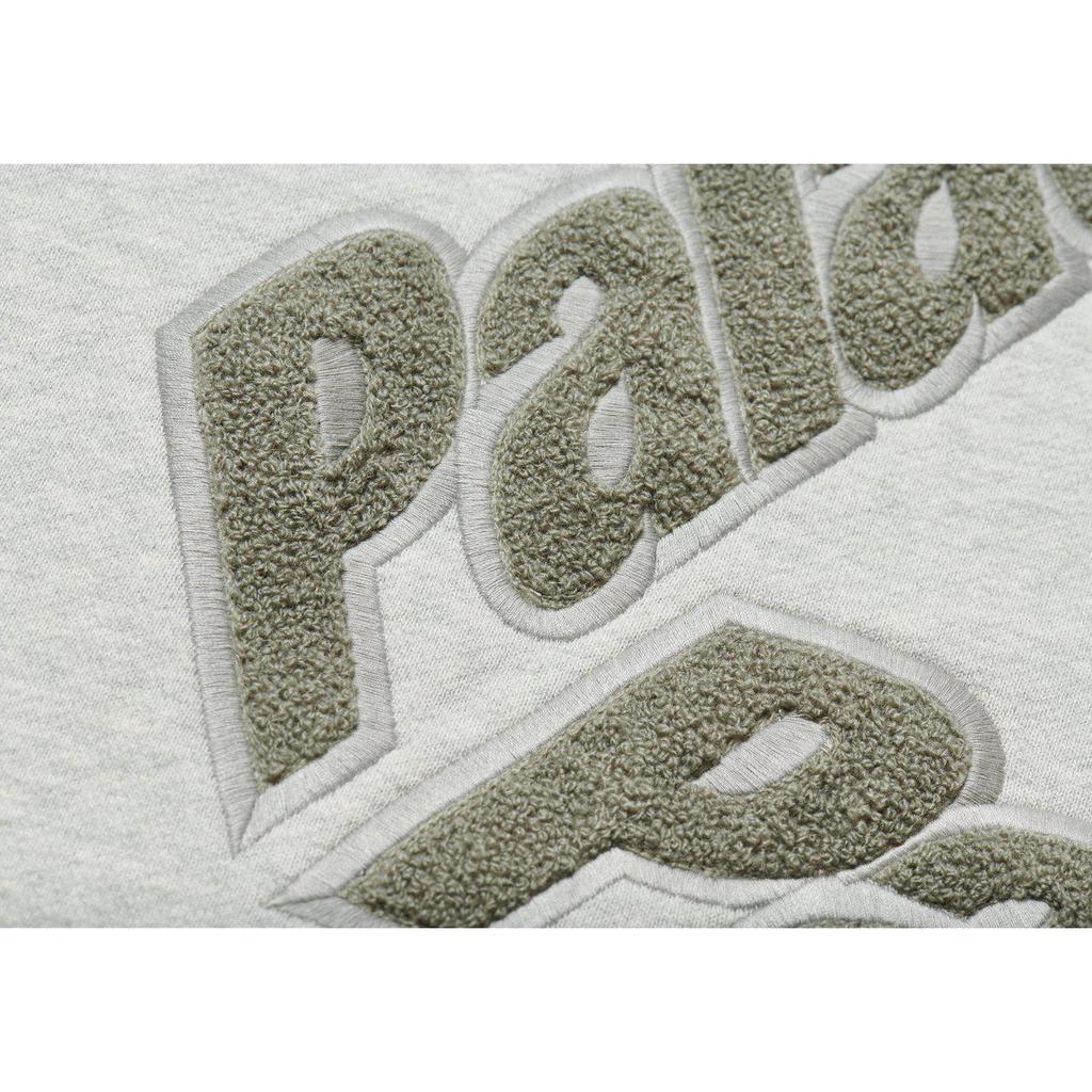 Palace Letter Logo Pattern Hoodie Unisex Hoodies Gray P20CS007