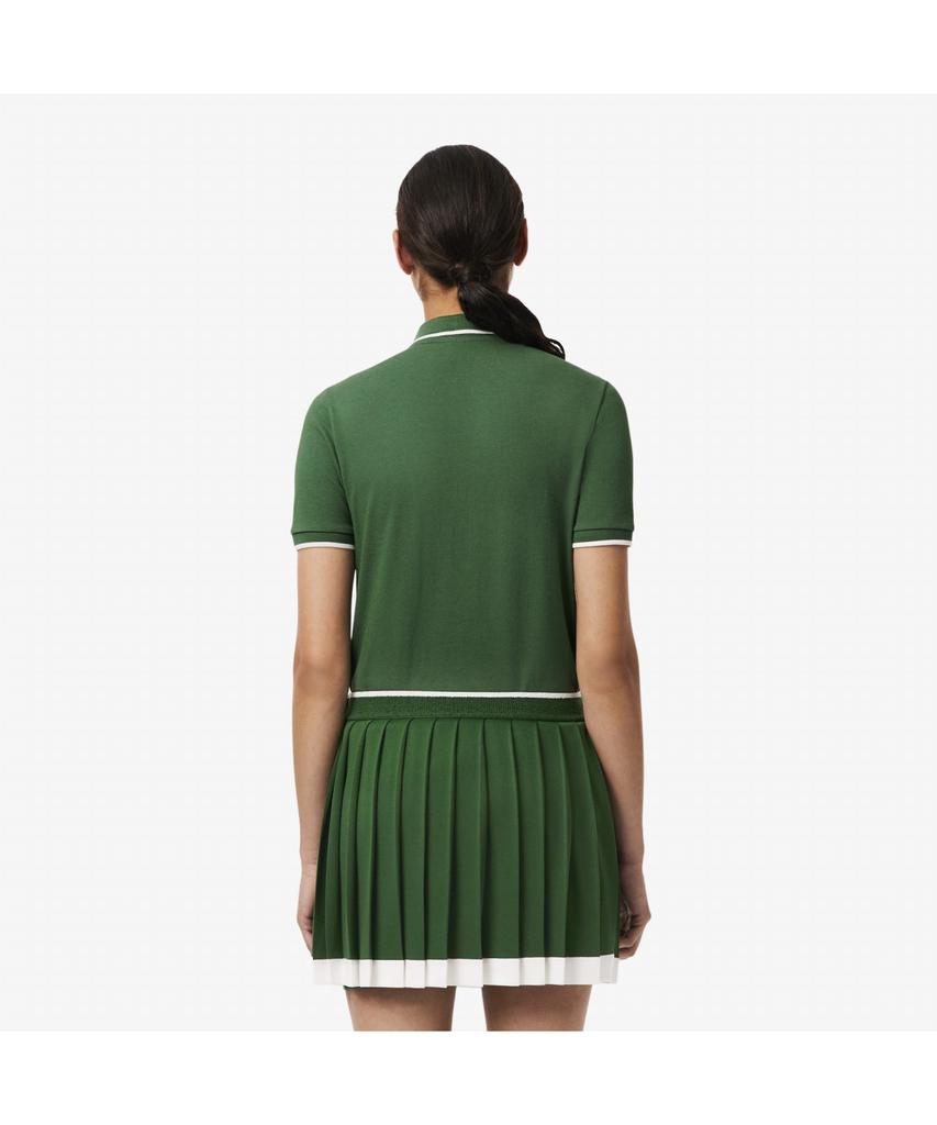 LACOSTE Dames Tennis Heritage Tipping Poloshirt Pf8603-55N Yrr