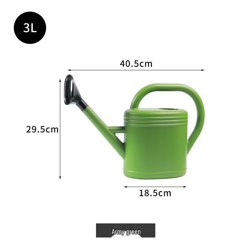 Large Capacity Plastic Watering Pot - 3L, 5L, 8L, 10L - Long Spout for Garden and Flowers
