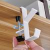 Multifunction Desk Edge Hook Adjustable Backpack Storage Hook Portable Handbag Rack Punch Free Home Office Desk Edge Hanger Hook