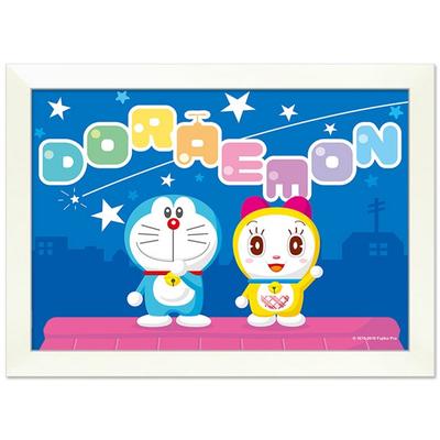 Doraemon Puzzle HS150-377 + Wood White Frame, 150 Pieces, Shooting Star Jigsaw Puzzle, Childrens Games, Educational Toys
