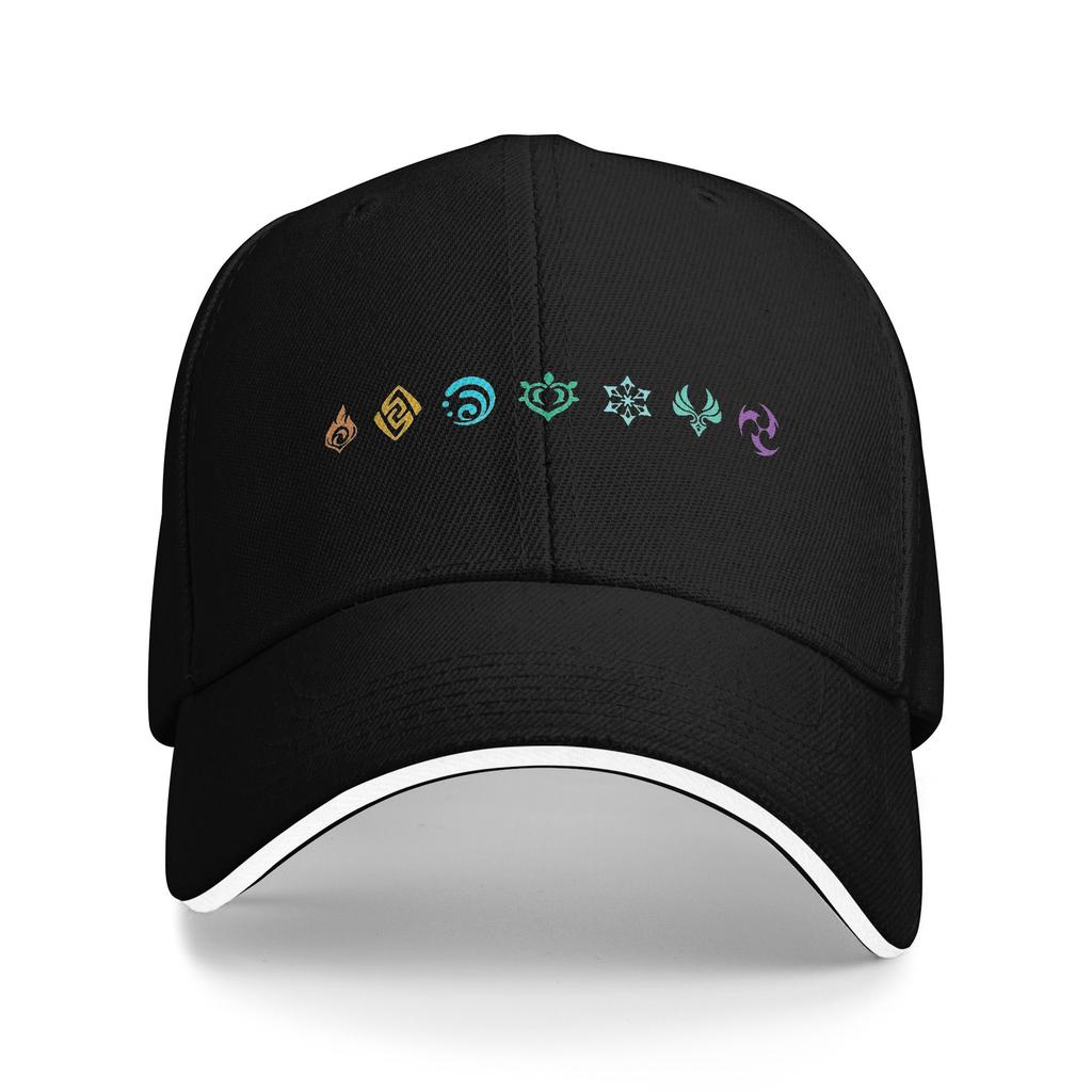 Genshin Impact Slime Baseball Cap Popular Paimon Anime Game Sandwich Hats Unisex Polyester Dad Hat Running Golf