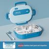 Microwaveable 316 Stainless Steel Insulated Bento Lunch Box for School Girls & Office Workers