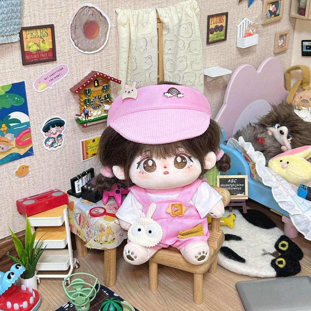 Estilo Animal 20cm Boneca de Pelúcia Roupas Roxo Mini Boneca de Pelúcia Roupas Presente de Aniversário