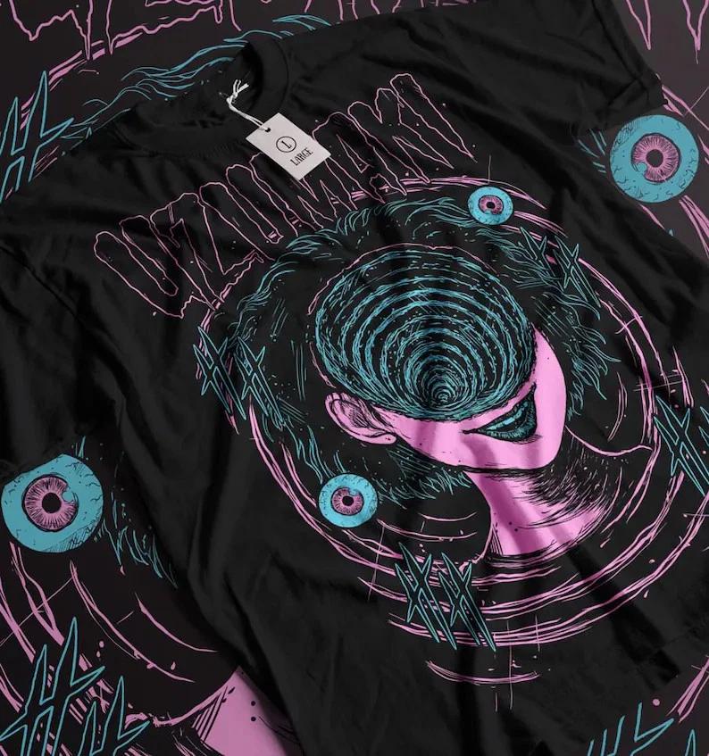 Unisexga Creepy Girl Tshirt Dark Anime Gothic Anime Unisex Tshirt Size S4xl S