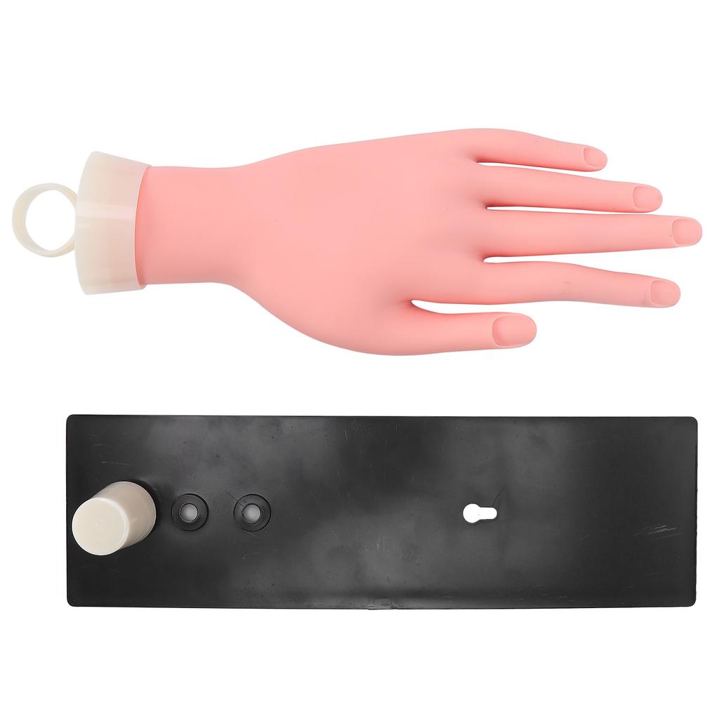 Nail Art Training Practice Hand Manicure Mannequin Fake Hand for Nail Training Display