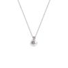 Elegant Gray Pearl Necklace for Women: Simple Luxury with Zircon Clavicle Chain – Versatile, Chic, and On-Trend
