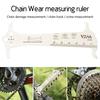 Bike Chain Wear Indicator Safe and High Hardness Tool Kits Cost Saving Tool Kits Chain Measuring Ruler Bike Chain Wear Indicator