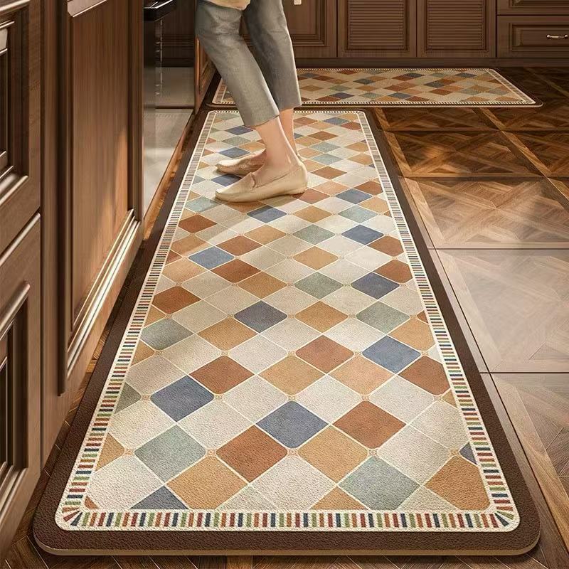 Quick-Dry, Anti-Slip Diatomaceous Earth Floor Mat for Kitchen and Bathroom