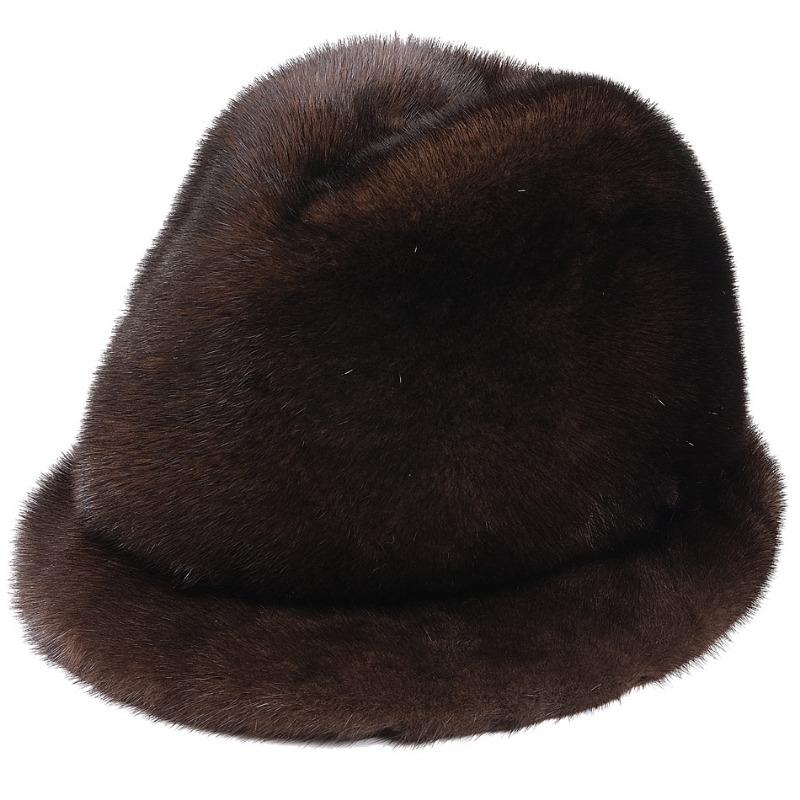 Mink Hat Men's Winter Middle-aged Mink Fur Hat Top Hat Elderly Winter Warm Fashion Fur Hat
