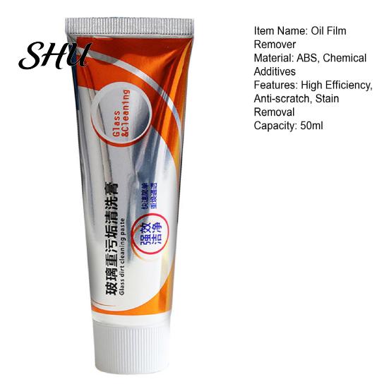 Windshield Removal Paste 50g Oil Film Remover Deep Cleaning Rainproof Car Removing Glass Agent Tool Polishing Cleaner