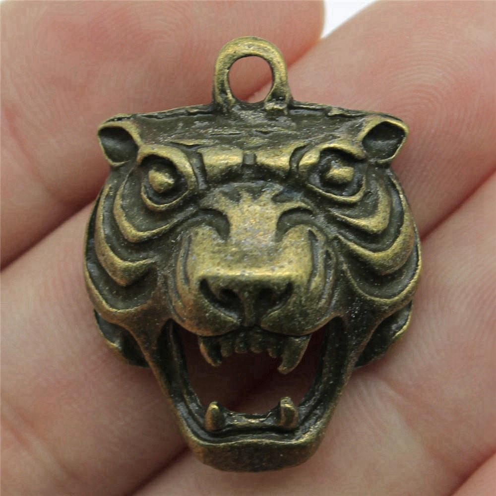

Підвіски Тигр Лев Вовк Шарми Дитяча Біжутерія Матеріали QC131 A41-2pcs-31x24x10mm