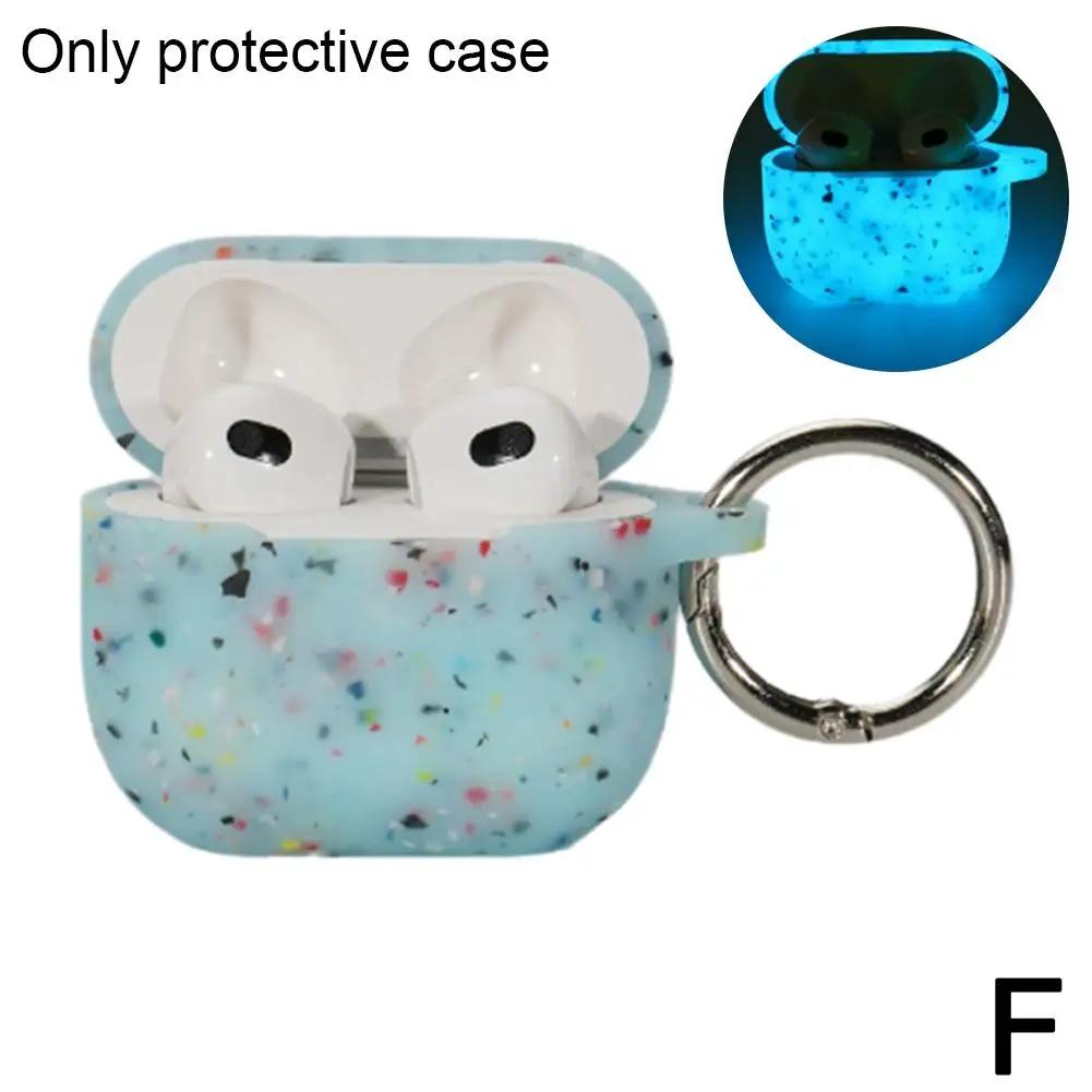 Pro Apple AirPods 4 Bezdrátová Bluetooth sluchátka Ochranný Silikonový Kryt Měkký Svítící Tekutý Pouzdro Sluchátka Z3I5