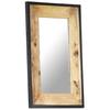Mirror 80 x 50 cm Solid Mango Wood