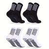 1/4 Pairs Men's & Women's Non-Slip Athletic Socks with Enhanced Grip Suitable for All Sports - Machine Washable Socks