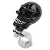 Skull Shape Steering Wheel Knob 3cm Diameter Resin Turn Knob Spinner Booster for Cars Trucks Tractors Boats Black