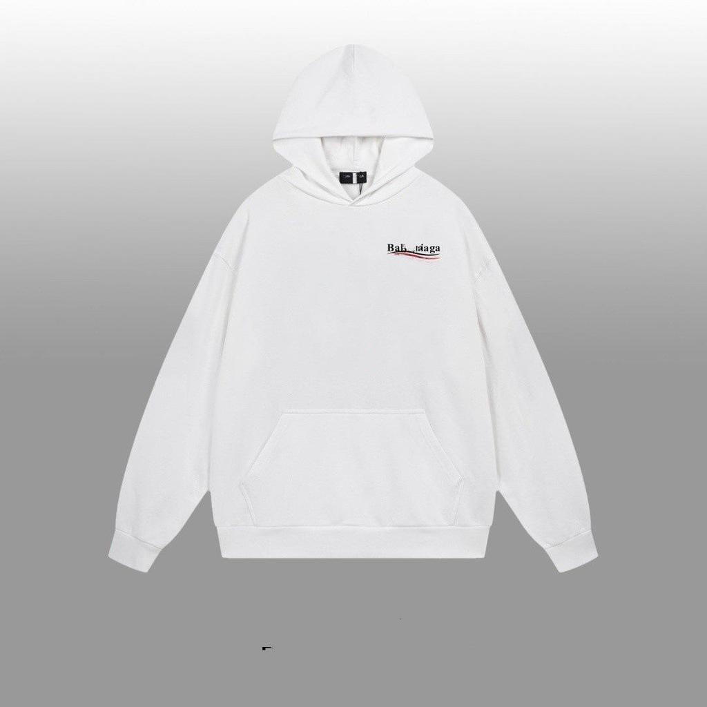 B Family Paris 25SS Classic Cola Wave Print Hoodie for Men & Women