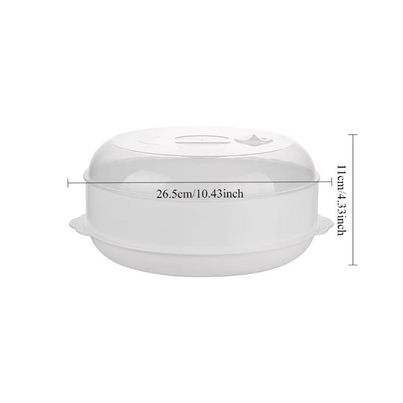 Dampfgarer Mikrowelle Küche Heiß Gedämpfte Brötchen Knödel mit Tropendeckel Haushalt Multifunktions-Dampfgarerfunktion