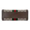 Gucci Ophidia Logo Streifen Web-Tragetasche Unisex Tote Ebenholz Braun 547551-K05NB-8745