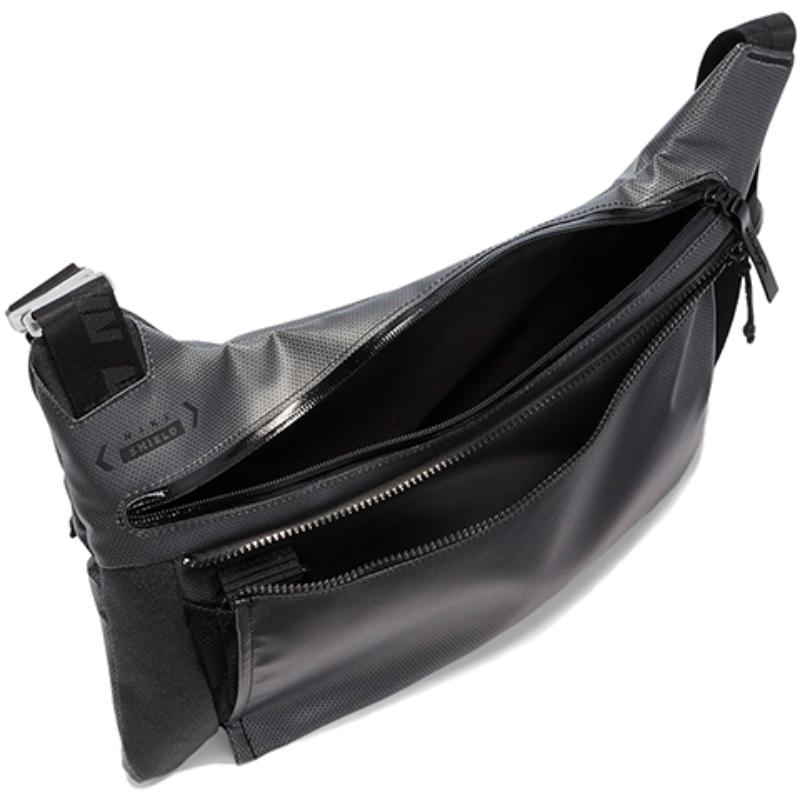 Nike Nylon Fabric Shoulder Bag Crossbody Bag Regular Unisex Gray With Studs Casual CU1497-073