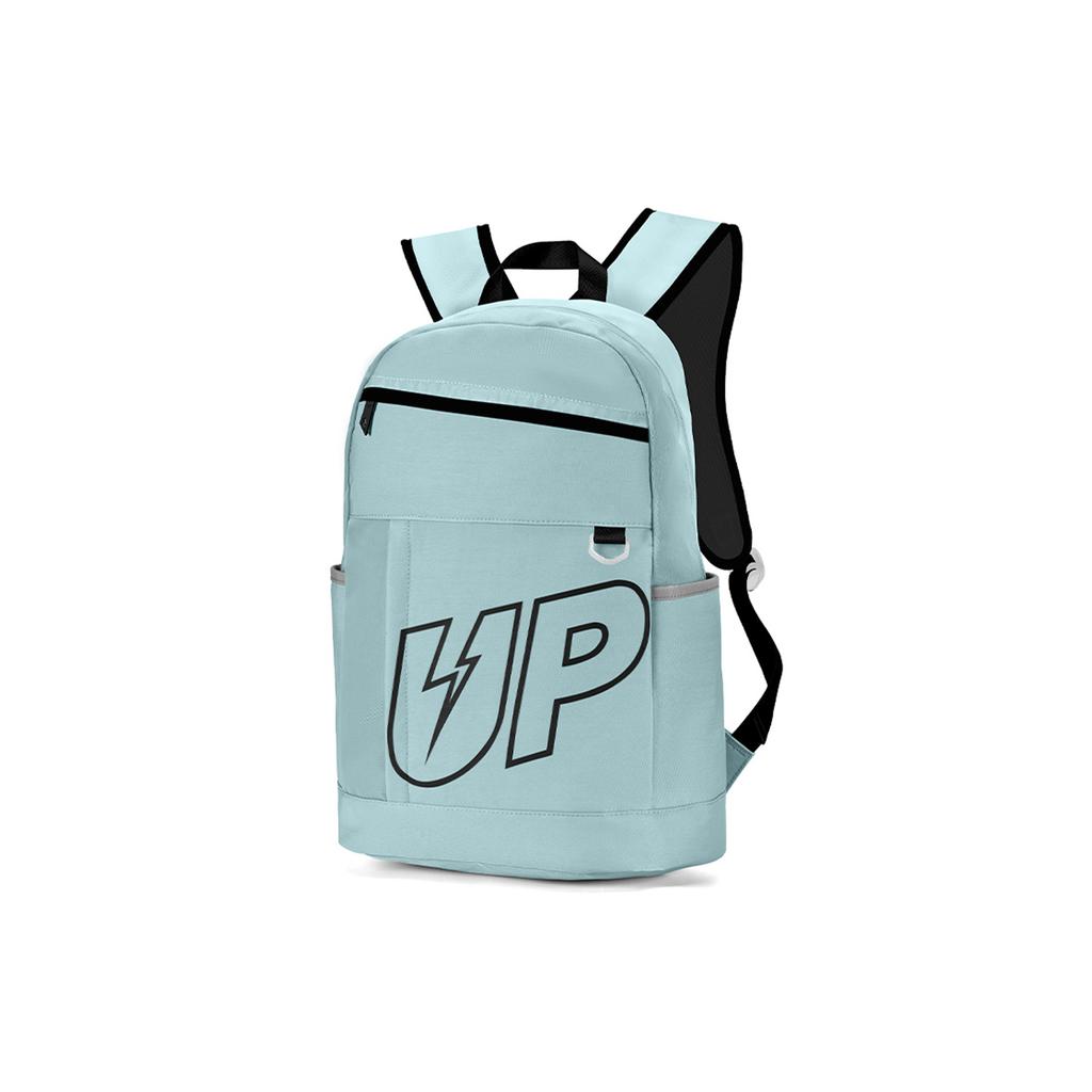 New TURN UP Nylon Students Backpack Laptop Bag Large Unisex Blue 71135