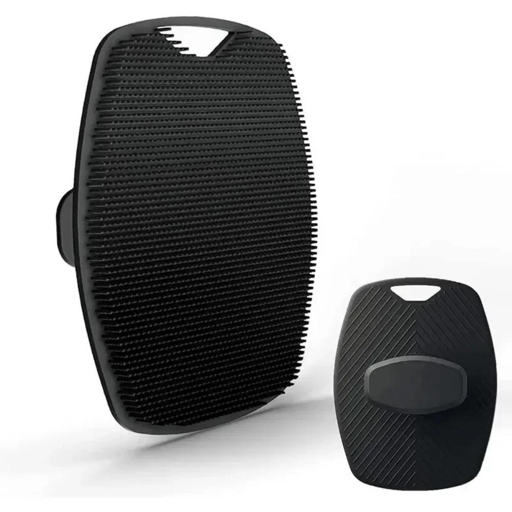 Soft Silicone Body Shower Scrub Brush Handheld Facial Cleansing Tool Gentle Exfoliation Massage Brush for Skin Care Accessories