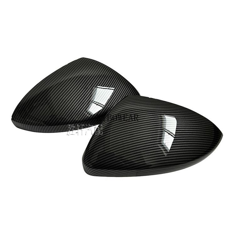 2pc Carbon Side Wing Mirror Cover Cap for Volkswagen Jetta MK7 -2025 W/O Turn Signal VII Auto Replace Part