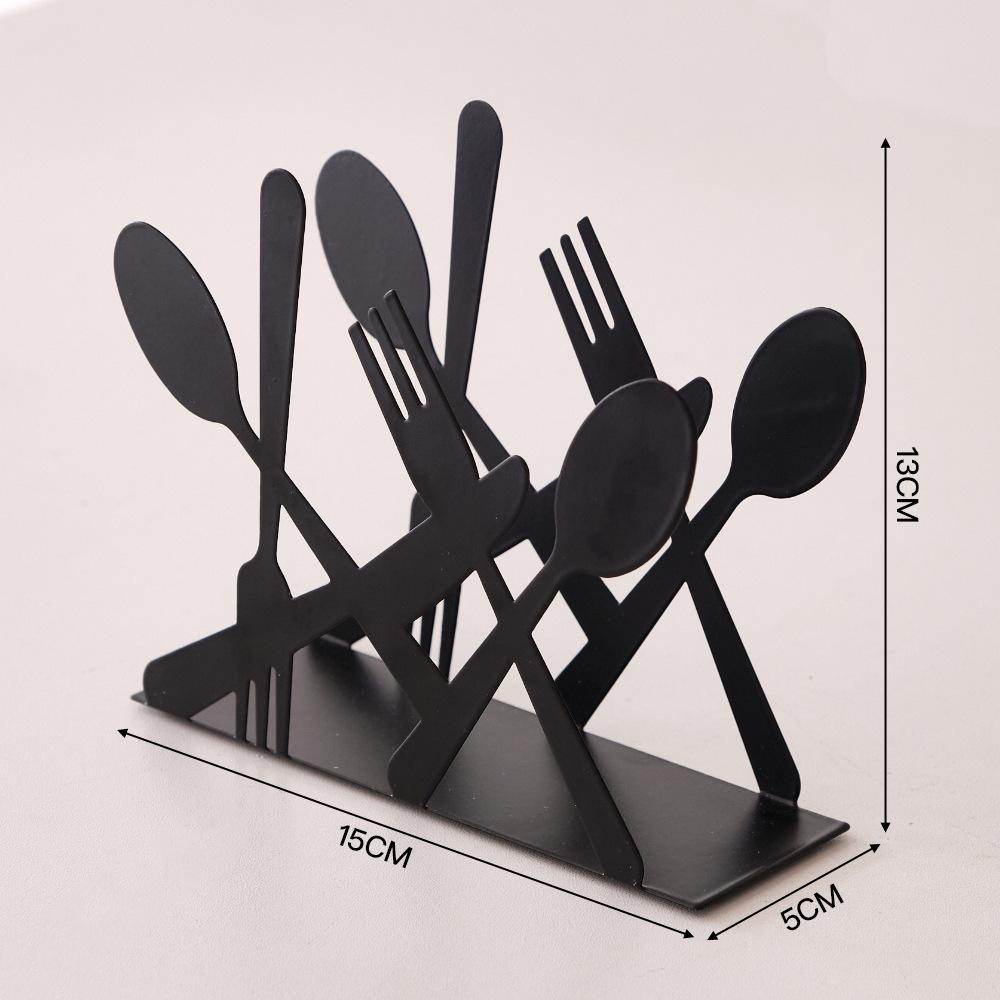 Simple Creative Vertical Desktop Restaurant Decoration Paper Towel Holder