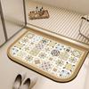Soft diatomaceous earth absorbent floor mat, bathroom door mat, anti fouling and anti slip foot mat, kitchen quick drying
