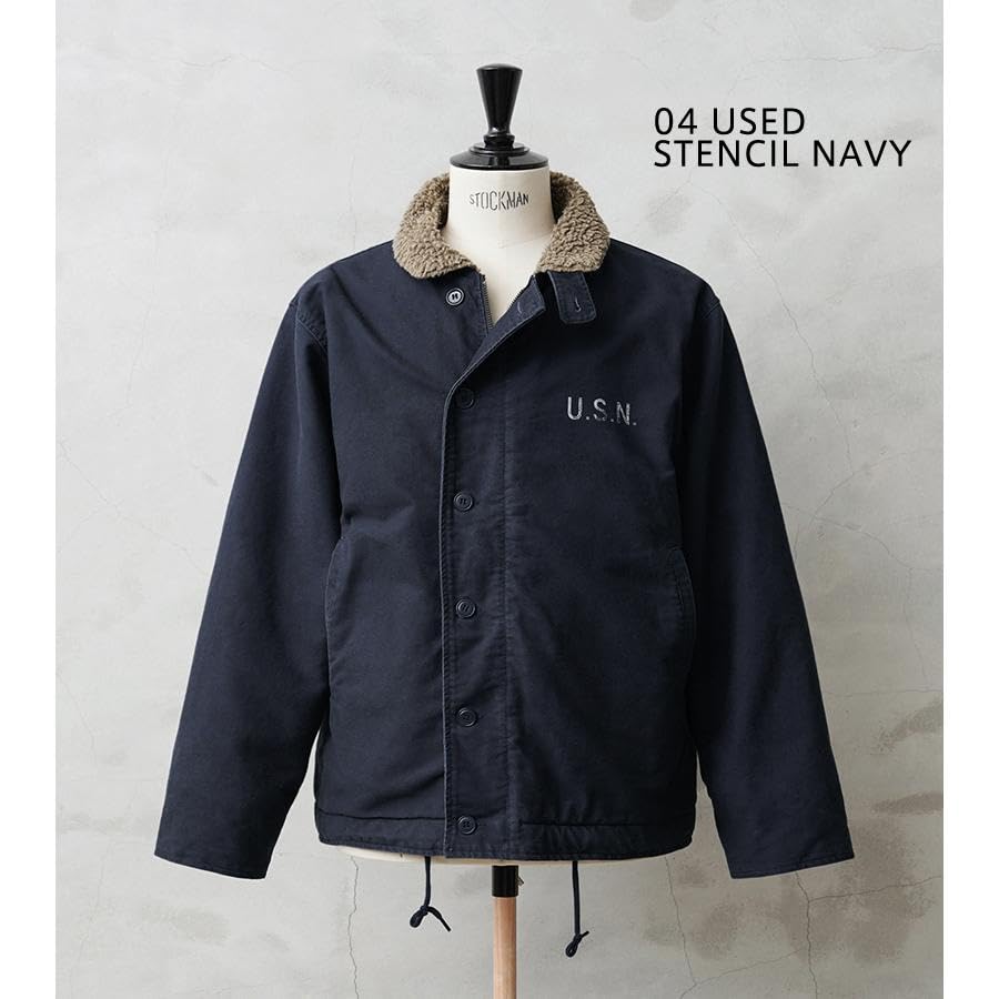 US Navy Deck Jacket USED Processing Stencil NAVY USED STENCIL [Wiper] U.S.NAVY N-1 U.S.N [WP04] (04 NAVY)
