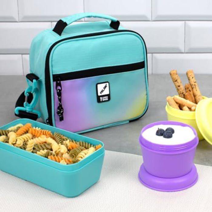 Conteneur Alimentaire Rectangulaire MILAN® - Série SUNSET - 0.75l - Turquoise