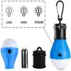Rechargeable LED Camping Lantern Tent Lamp Outdoor Emergency Portable Hanging Light for Hiking Camping Survival