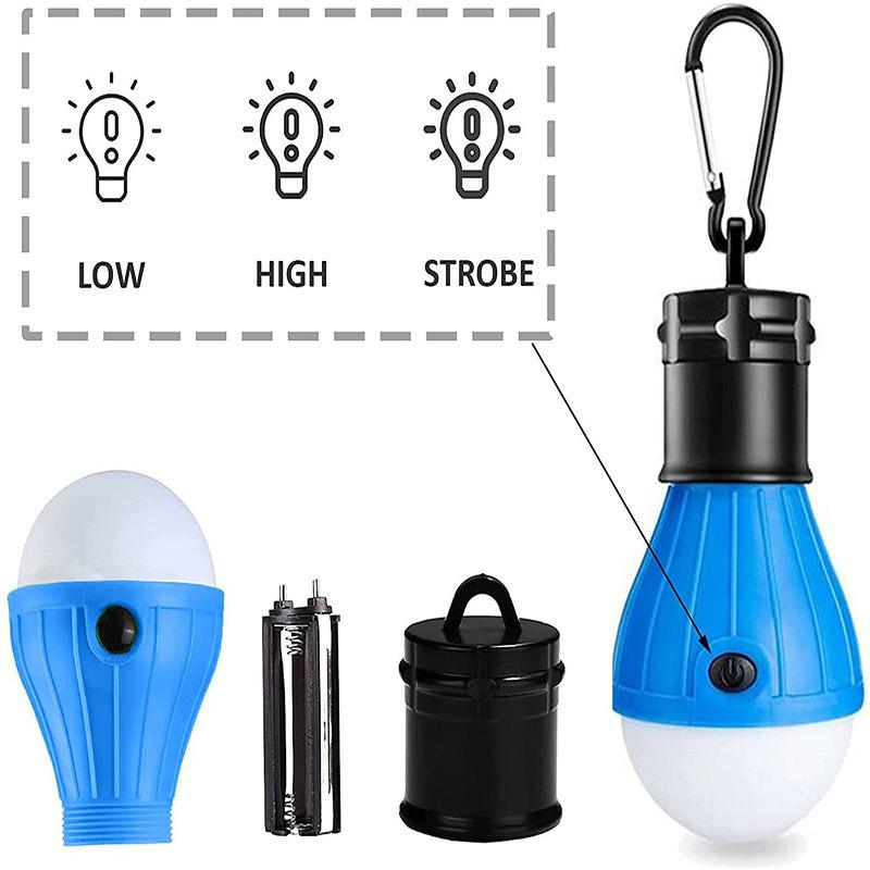 Rechargeable LED Camping Lantern Tent Lamp Outdoor Emergency Portable Hanging Light for Hiking Camping Survival