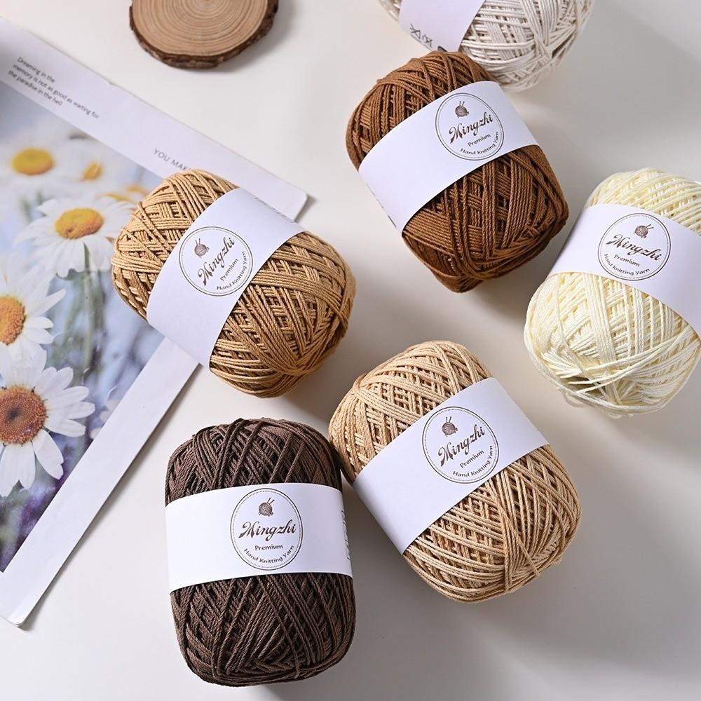 Blended Fiber Hand Knitting Yarn 1.2mm Crochet Yarn Durable Organza Yarn Bags Hats Baskets