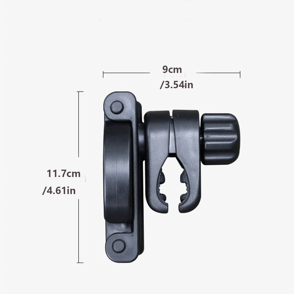 Foldable Baby Stroller Cup Holder Black Rotatable Stroller Bottle Holder Non-slip Adjustment Children Bicycle Cup Rack
