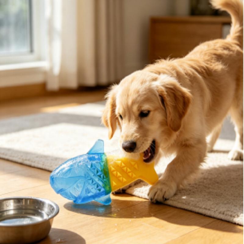 Water Injection Chew Toy Set Summer Dog Ice Stick for Heat Relieving Puppy Outdoor Treat Training Pet Supplies