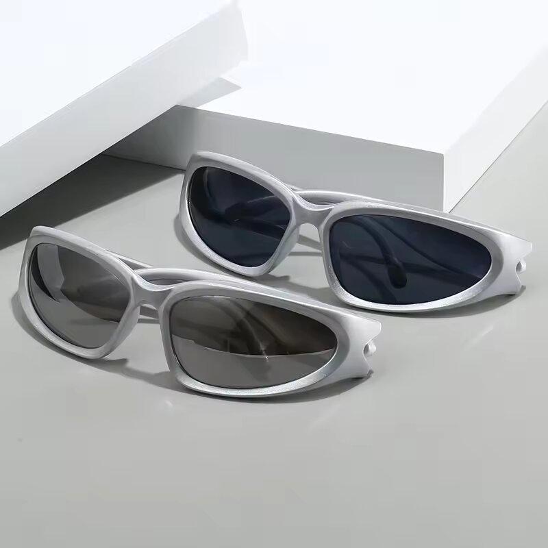 2/3pcs Fashionable Men and Women Sunglasses High-end Y2K Square Bicycle Glasses Resistant Sunglasses Outdoor Hiking UV400