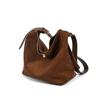 Bucket Bag Women'S Bag Large Capacity Commuter Bag Shoulder Suede Retro Messenger Bag Luggage