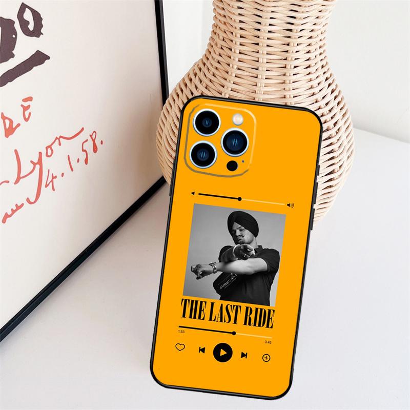 Sidhu Moose Wala Funda For iPhone 16 15 Pro 14 Pro Max Plus 11 13 12 Mini X XS XR Phone Case