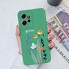 Květinová pouzdra pro Xiaomi Redmi Note 12 11 10 9 8 7 Pro Max Back Cover Roztomilý avokádový měkký silikon ochrana fotoaparátu Telefon Fundas For Redmi Coques