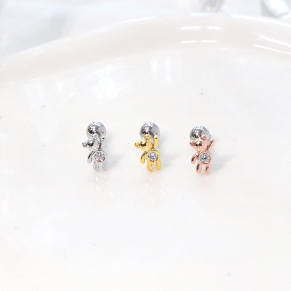 Dieuamour Hello Bear Surgical Piercing 3 Colors