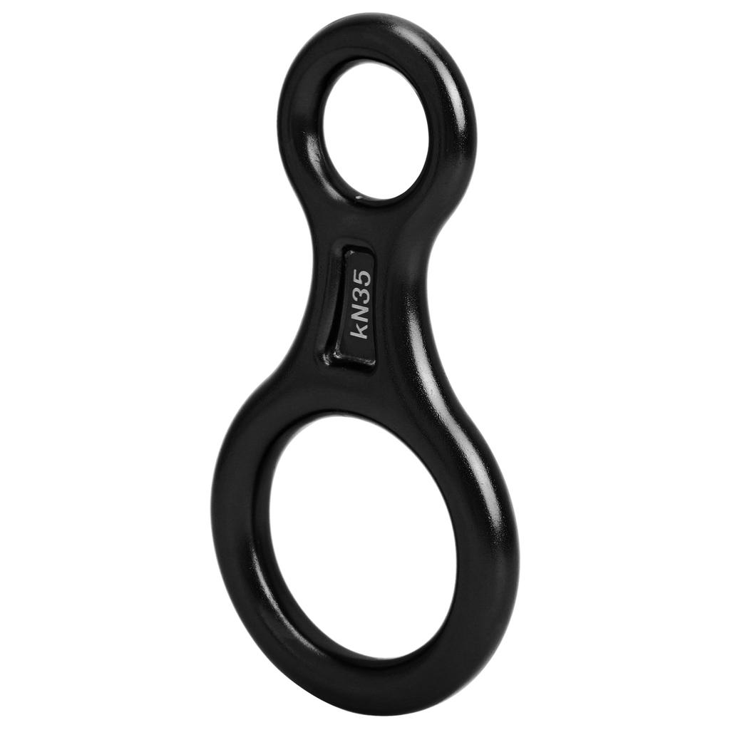 Arrampicata 35KN 8 Discensore Attrezzatura per Discesa in Corda Doppia Piastra di Collegamento in Lega per Rappelling
