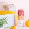 Mini Portable Orange USB Electric Smoothie Blender Smoothie for Juicer | Juillers (Pink)