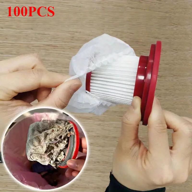 10pcs/100pcs, Disposable Vacuum Cleaner Filter Element, Universal Non-Woven Fabric Filter Accessories for Vacuum Cleaner