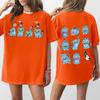 Women's Round Neck Printed Short-sleeved T-shirt Top