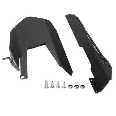 Motorcycle Rear Wheel Tire Mudguard Smooth Surface Black Aluminium Alloy Replacement For MT‑07 Moto Cage 2015‑2017
