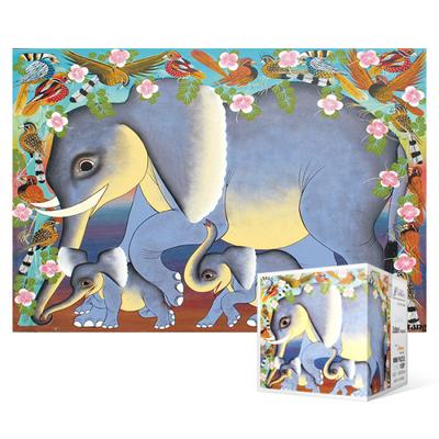 108-piece Jigsaw Puzzle / Elephant (mini), Popular Korean Puzzle