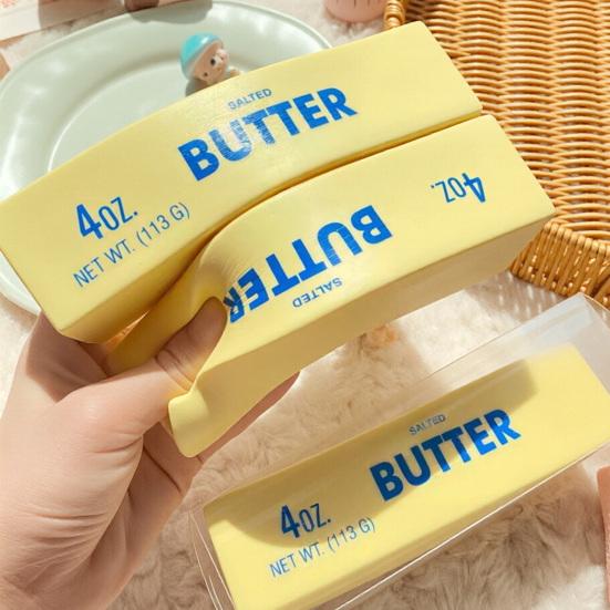 Squeeze Butter Toy, Slow Rising Butter Sticks, Soft Foam Slow Rebound Squeeze Toy, Portable Anxiety Relief Sensory Toy for Adults Kids