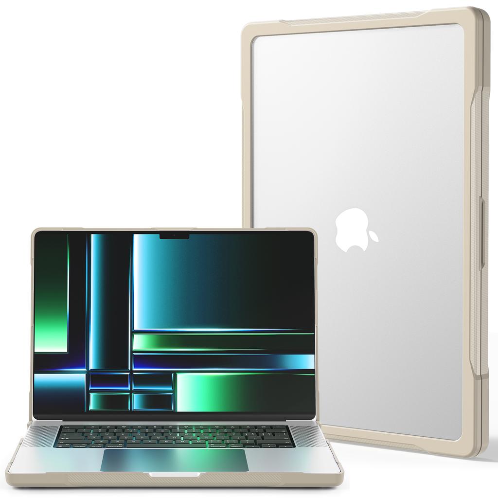 For MacBook Pro 14 Inch (2024) (2021) A2442/14 Inch (2023) A2779/A2918/A2992 (M1/M2/M3) PC+TPU Laptop Case
